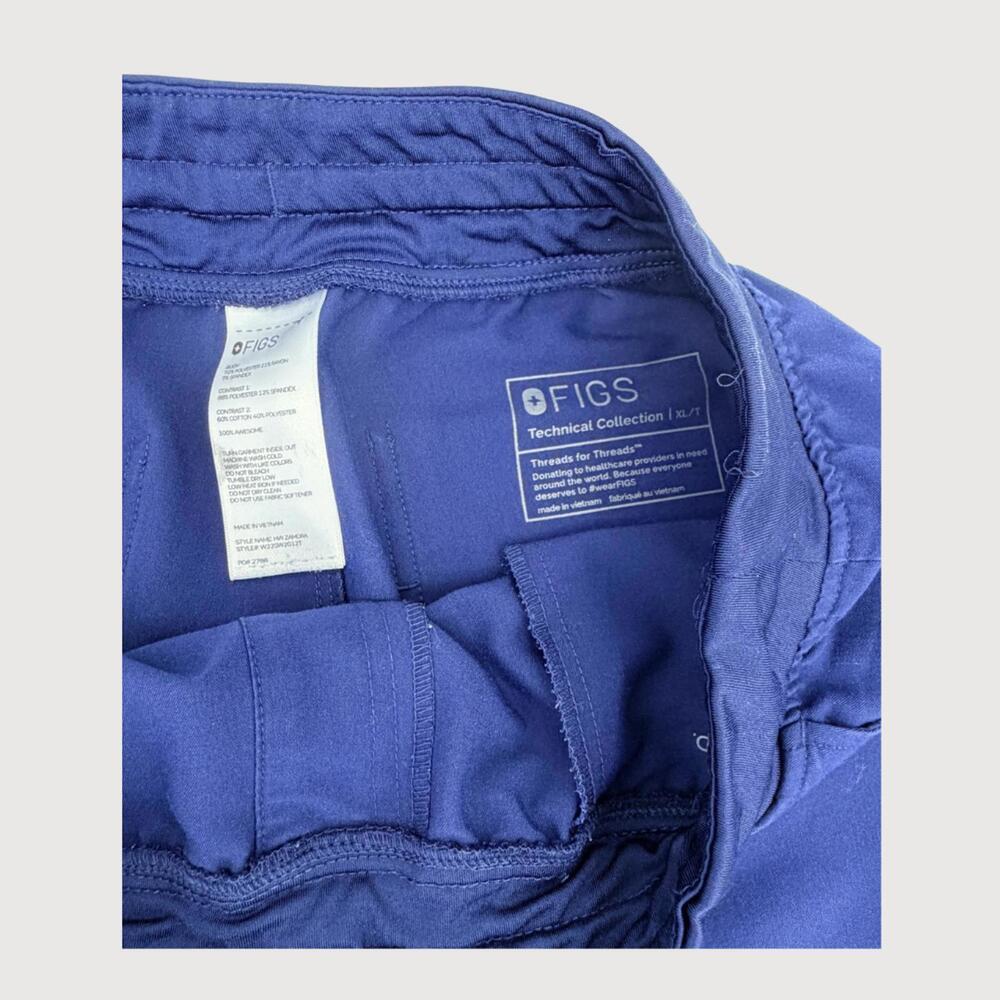 FIGS Zamora Jogger Scrub Pants Navy Blue XL - Picture 4 of 9